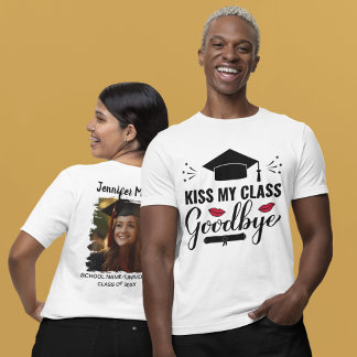Camiseta Dar un beso de despedida a mi clase Graduación per