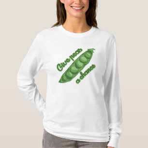 Camiseta Dar una oportunidad a los guisantes