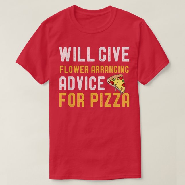 Camiseta Dará Arreglo De Flores Para Flores Graciosas De Pi (Diseño del anverso)