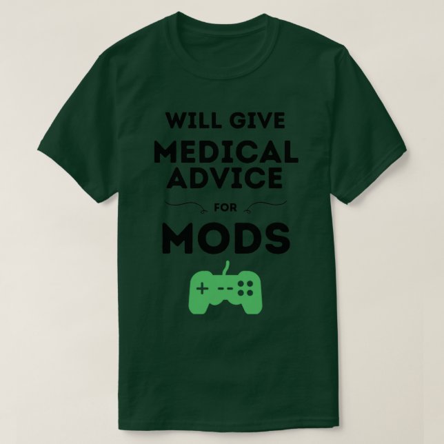 Camiseta Dará Asesoramiento Médico Para Mods (Diseño del anverso)