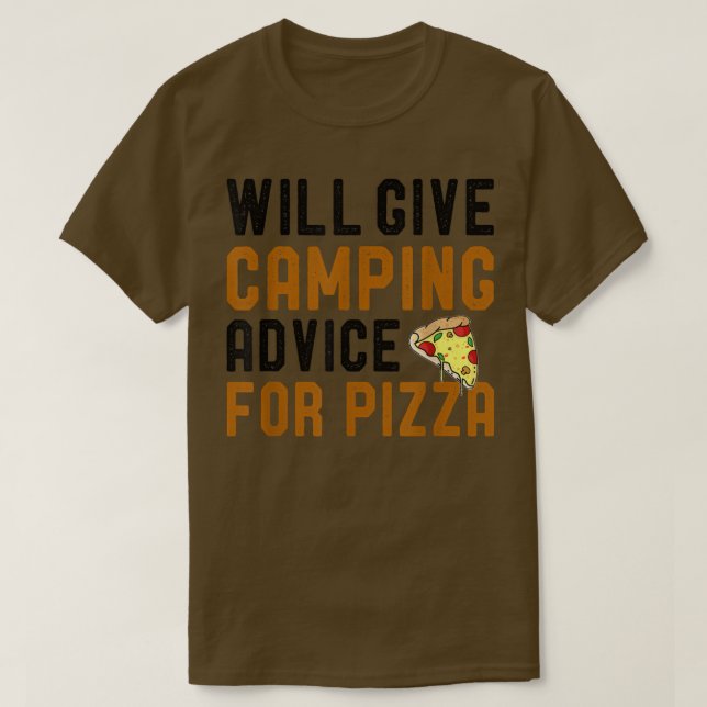 Camiseta Dará Consejos De Camping Para La Fogata Graciosa D (Diseño del anverso)