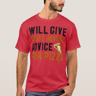 Camiseta Dará Consejos De Caza De Fantasma Para Pizza Funny