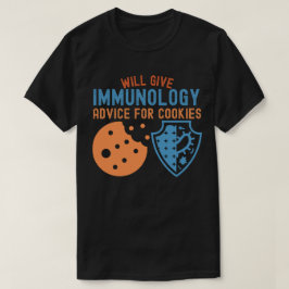 Camiseta Dará consejos de inmunología para galletas