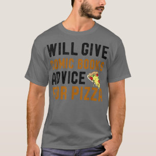Camiseta Dará Consejos De Libros De Cómic Para Los Hombres 