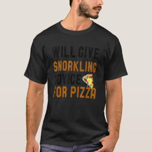 Camiseta Dará Consejos De Snorkeling Para La Pizza