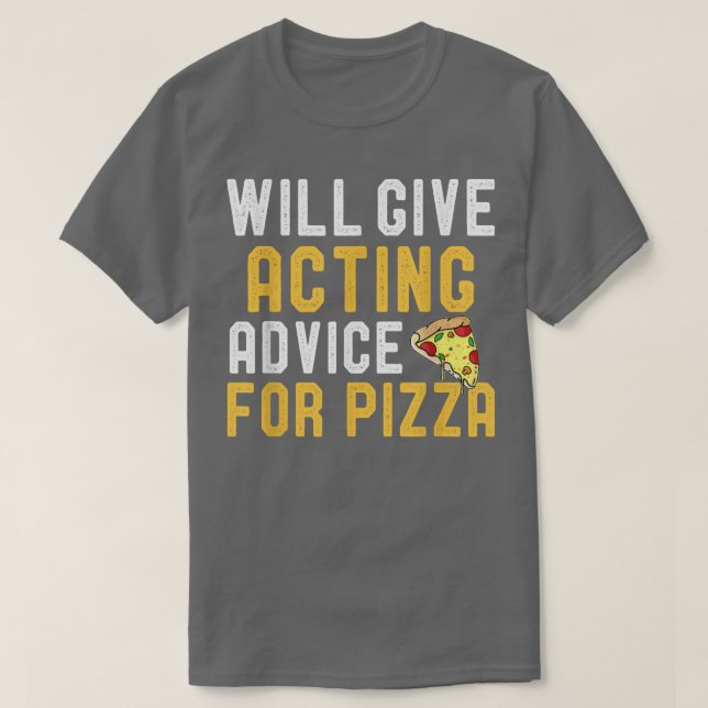 Camiseta Dará Consejos Geek Actuantes Para Actor Gracioso D (Diseño del anverso)