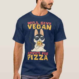 Camiseta Dará Consejos Vegan Para Pizza, Gato De Guay, Gato