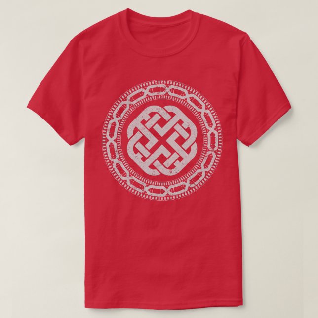 Camiseta Dara Knot Norse corre viciando la mitología del no (Diseño del anverso)
