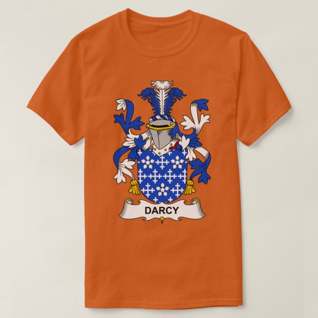 Camiseta Darcy Coat of Arms Family Crest  (Diseño del anverso)