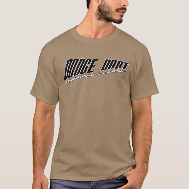 Camiseta Dardo de Dodge - obra clásica americana inclinada (Anverso)