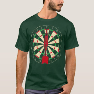 Camiseta Dardos Dartboard Dart Board Jugador Regalos de épo