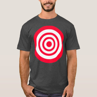 Camiseta Dardos de destino del tablero de dibujo Bullseye D