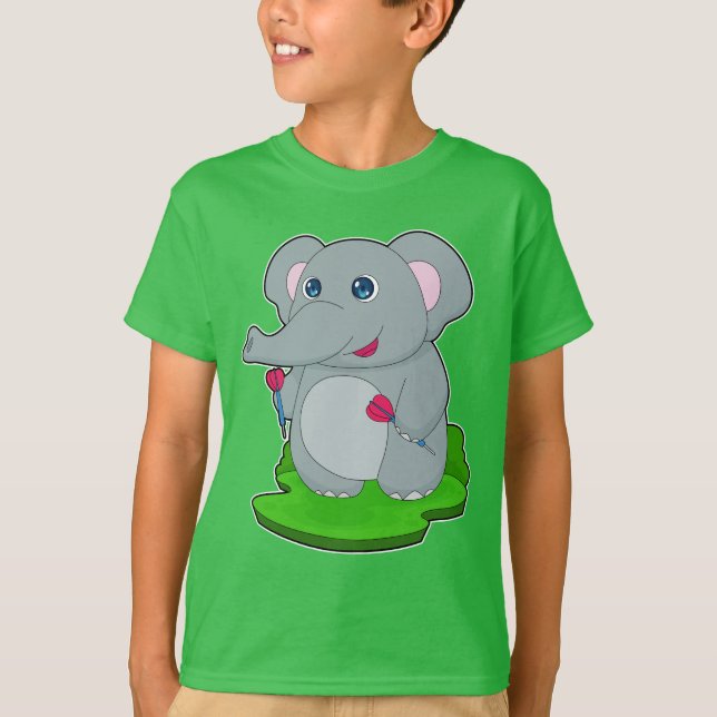 Camiseta Dardos de elefante (Anverso)