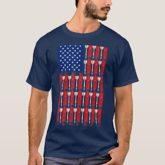 Camiseta Dardos de la bandera estadounidense