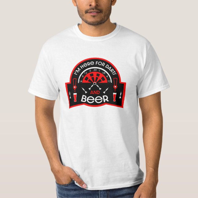 Camiseta Dardos de pub clásicos (Anverso)