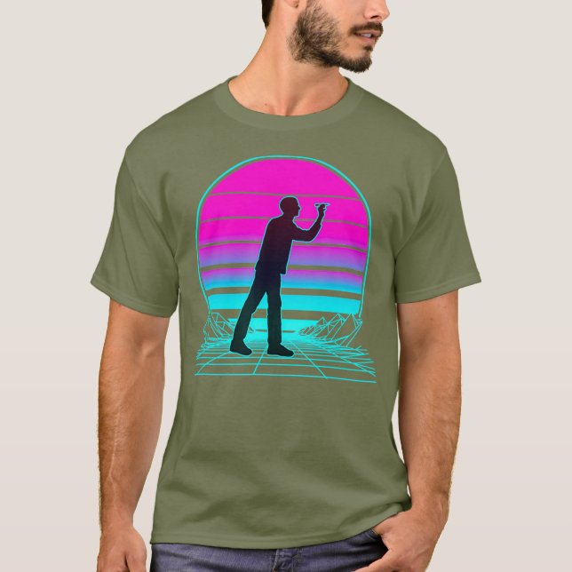 Camiseta Dardos de sol retro vintage (Anverso)