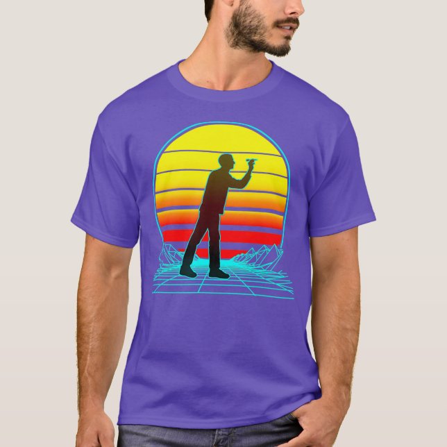 Camiseta Dardos de sol retro vintage (Anverso)