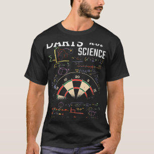 Camiseta Dardos divertidos no ciencia matemáticas Vintage D