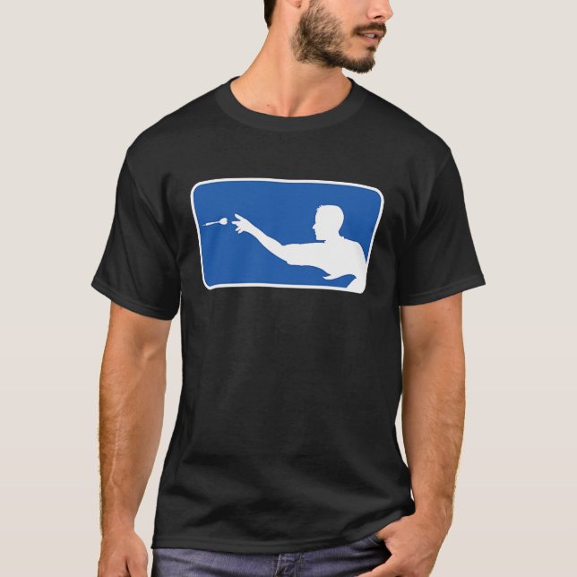 Camiseta Dardos divertidos para jugadores de dardos Pally 2 (Anverso)