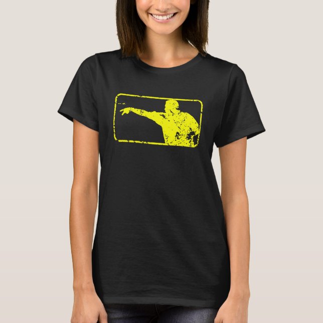 Camiseta Dardos divertidos para jugadores de dardos Pally 2 (Anverso)