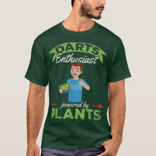 Camiseta Dardos Entusiastas Alimentados Por Plantas Vegan C