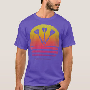 Camiseta Dardos Flechas Retro Vintage Sunset Old School