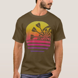 Camiseta Dardos Flechas Retro Vintage Sunset Old School