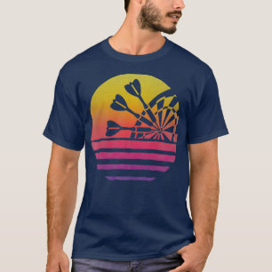 Camiseta Dardos Flechas Retro Vintage Sunset Old School