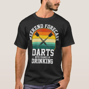 Camiseta Dardos graciosos de Forecast de fin de semana
