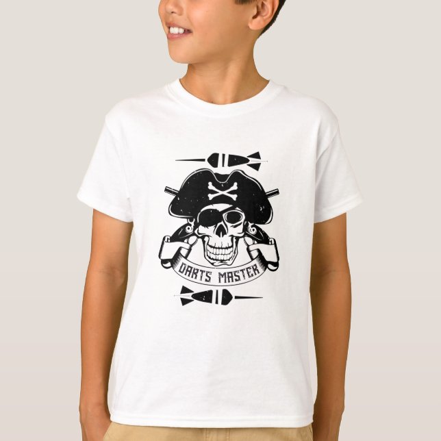 Camiseta Dardos - Maestro de Dardos Calavera (Anverso)
