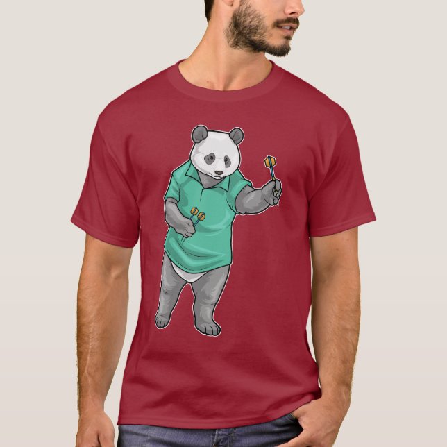 Camiseta Dardos Panda Darts (Anverso)