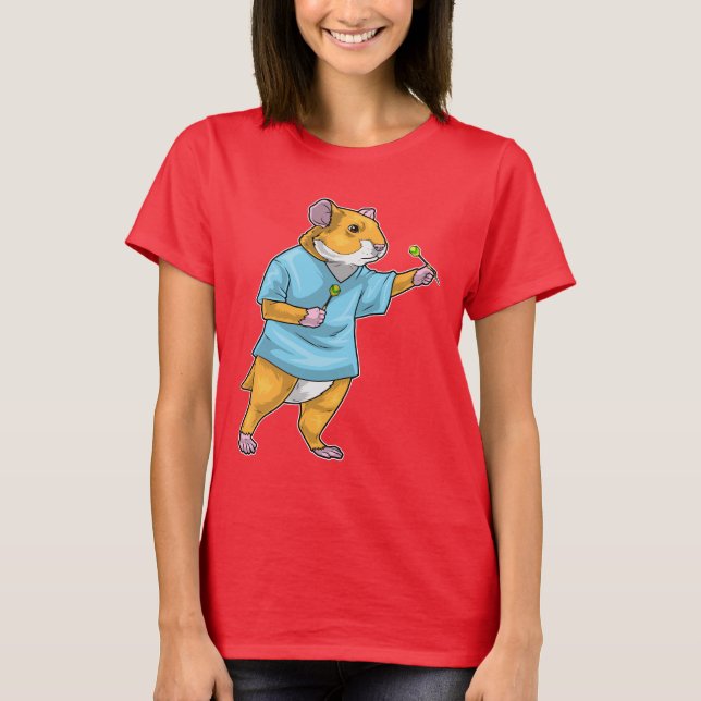 Camiseta Dardos para hámsters (Anverso)