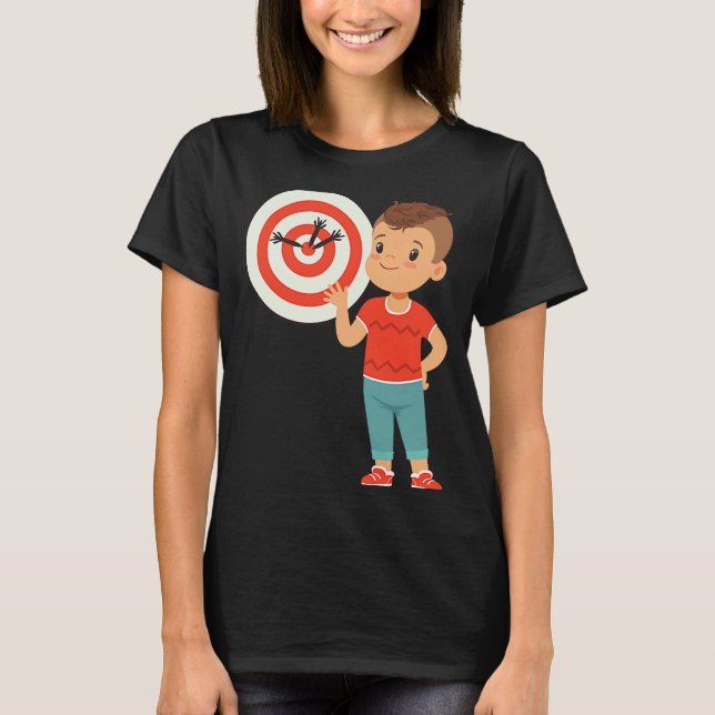Camiseta dardos para jugadores dardos Pally 20 dardos Dar 1 (Anverso)
