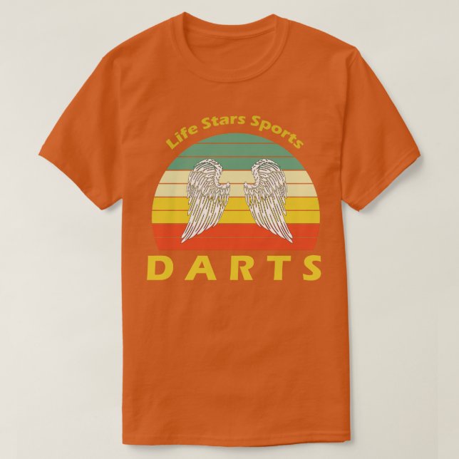 Camiseta Dardos retro (1) (Diseño del anverso)