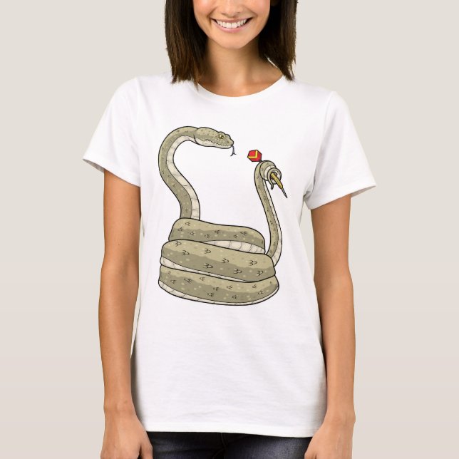 Camiseta Dardos Serpiente Deportes de Dardos (Anverso)