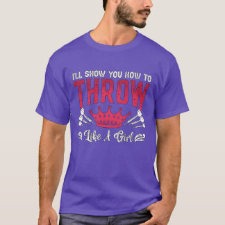 Camiseta Dardos te mostrará cómo arrojar dardos chico de di