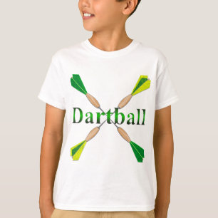 Camiseta Dardos verdes y dorados