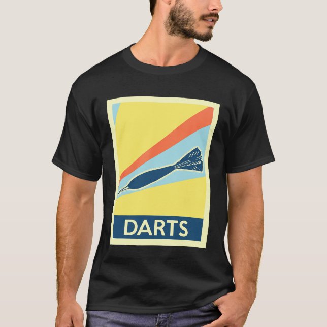 Camiseta Dardos vintage (Anverso)