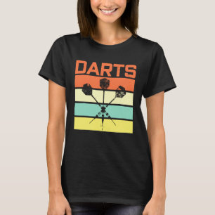 Camiseta Dardos Vintage Dart Board Sports Bar T-Shir