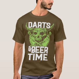 Camiseta Dardos Y Tiempo De Cerveza Lover Dartboard Guay Fu