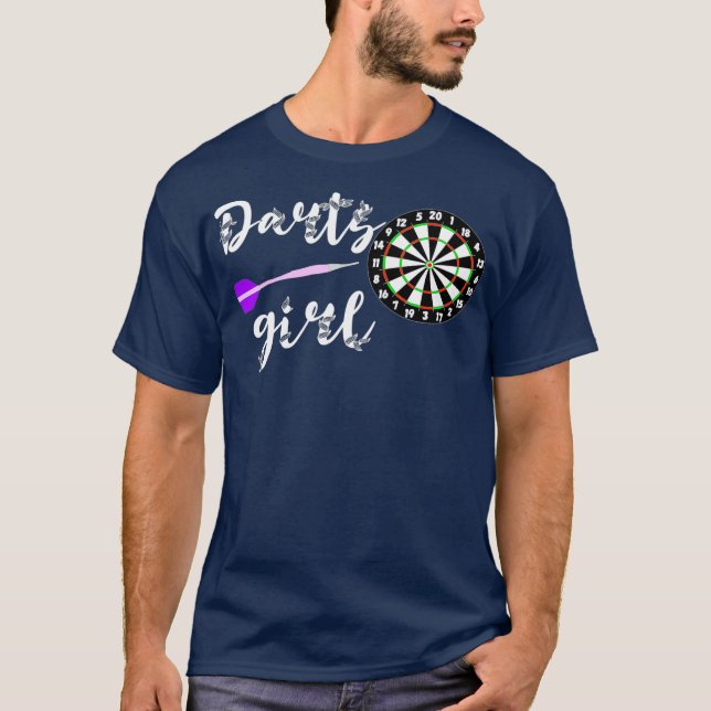 Camiseta Dards Chica Dart Player Arrow Game Bullseye Board (Anverso)