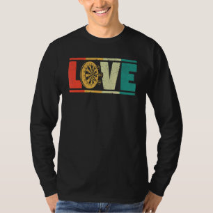 Camiseta Dards Love Dart Misiles Bullseye Player Fan Valen