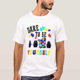 Camiseta Dare To Be Yourself Tee Cute Lgbt Pride Awareness