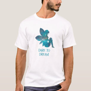 Camiseta Dare To Dream Blue Galaxy Fairy Silhouette