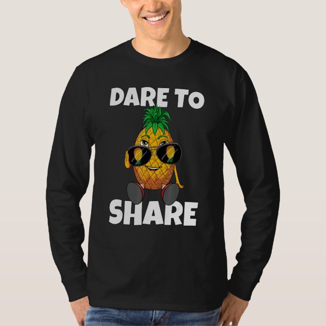 Camiseta Dare To Share Swinger Upside Down Sunglasses Pinea (Anverso)
