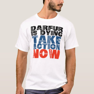 Camiseta Darfur está muriendo, tome acción ahora