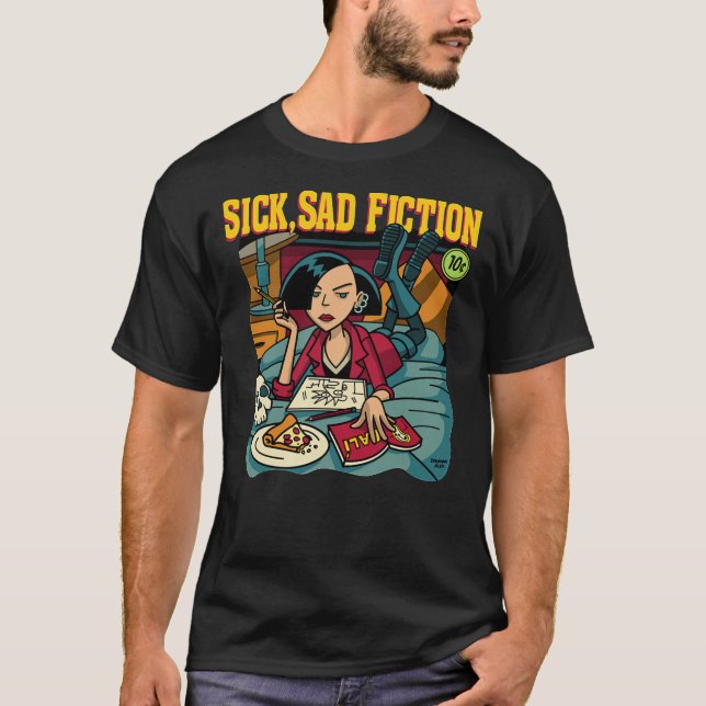 Camiseta Daria T-ShirtSick Sad Fiction Classic T-Shirt (Anverso)