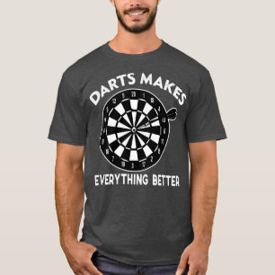 Camiseta Darinking Funny Hobbies Cita Dart Player