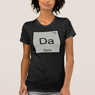 Camiseta Dario Nombre Química Elemento Tabla Periódica