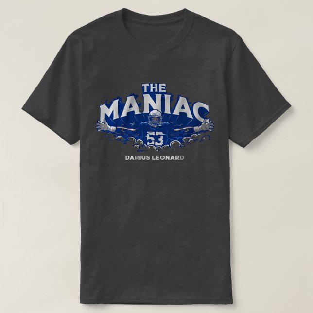 Camiseta Darius Leonard El maniático (Diseño del anverso)